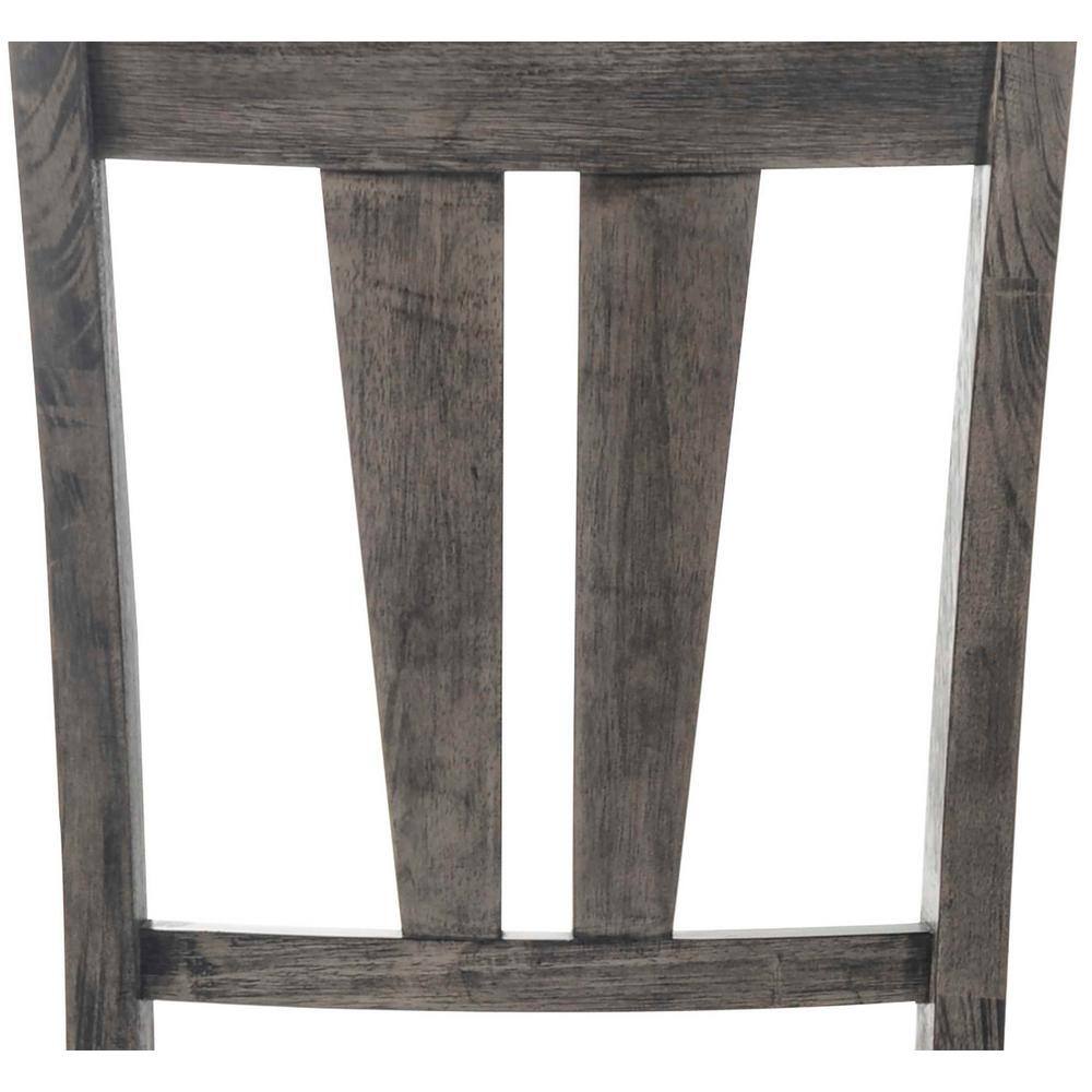 Grayson Gray Oak 5-Piece Extendable Dining Set with 4 Chairs