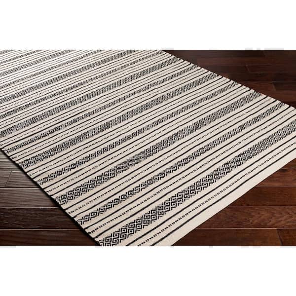 Osasuna Charcoal Tribal 6 ft. x 9 ft. Indoor Area Rug
