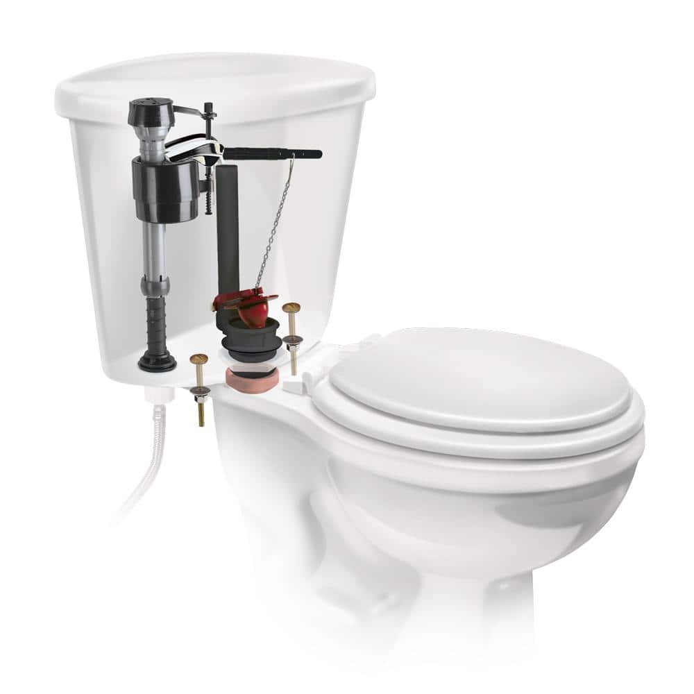 Universal Multicolor Toilet Repair Kit with Hardware Included