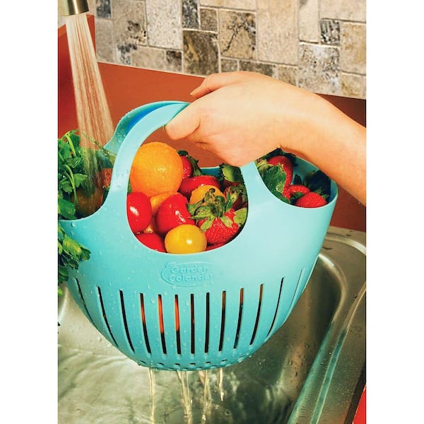 Hutzler Green Mini Garden Colander Harvest Basket (2-Pack) 3779