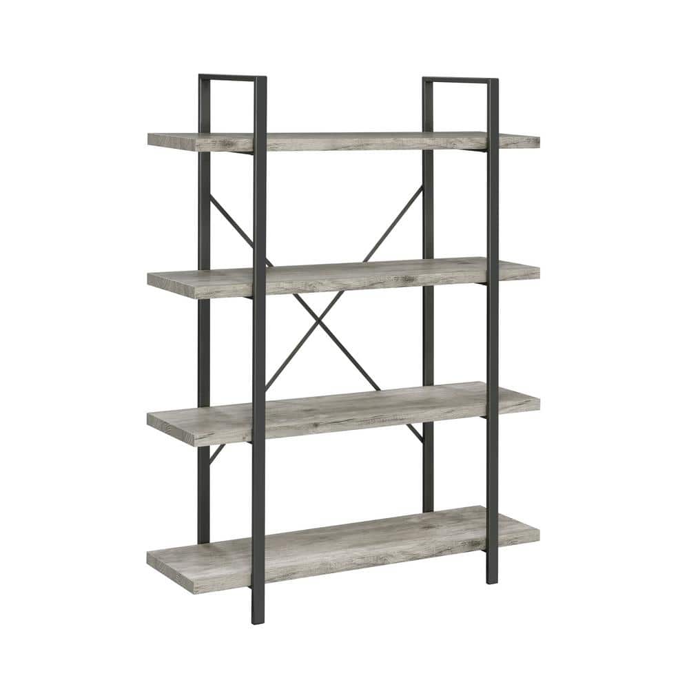 YIYIBYUS 18.1 in. Wide Wood Color 4-Shelf Floor Standing Rotating Bookcase  HG-ZH4031-077 - The Home Depot