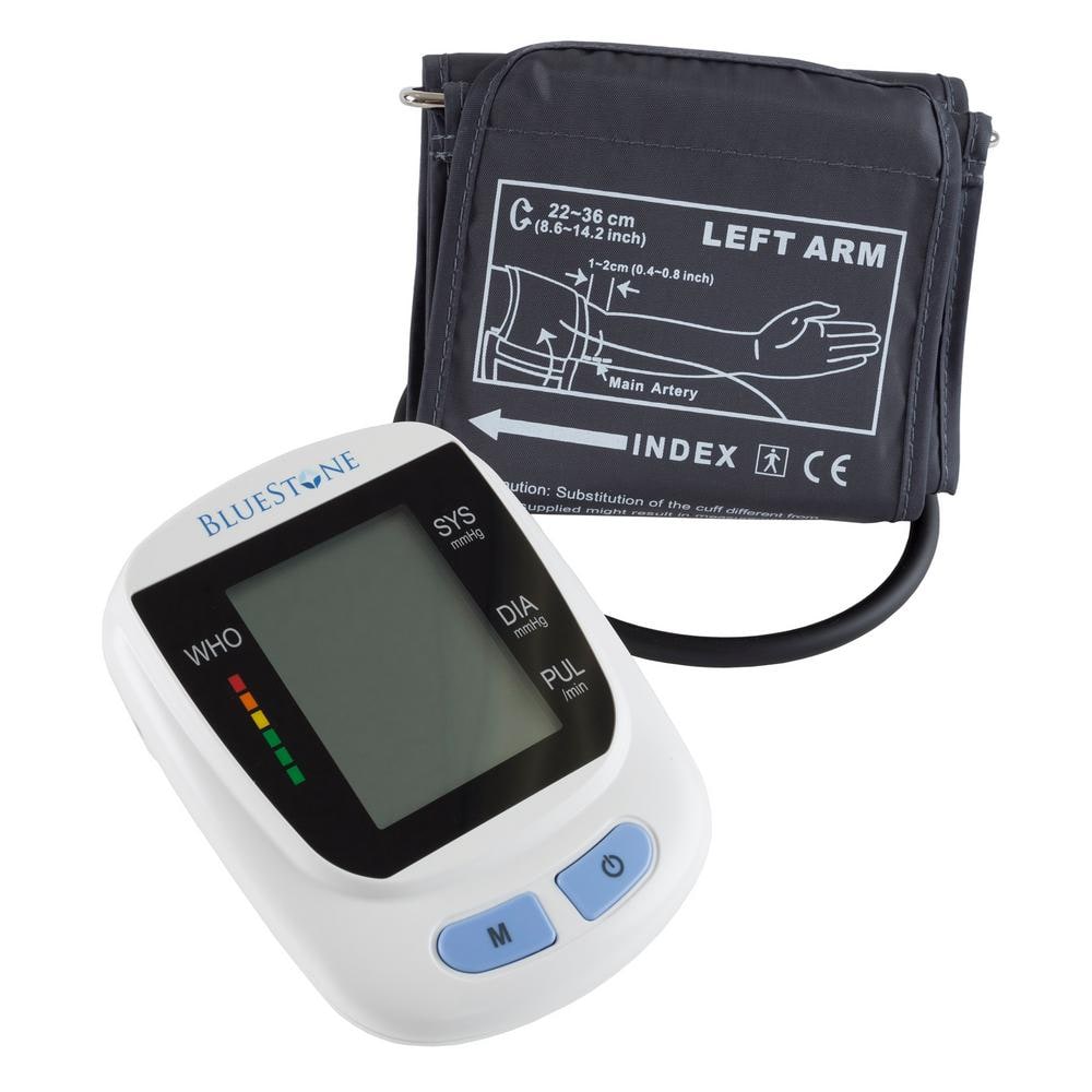  Greater Goods Bluetooth Blood Pressure Monitor with Upper Arm  Cuff, BP Meter with Large Display, Tubing and Device Bag Included : Health  & Household