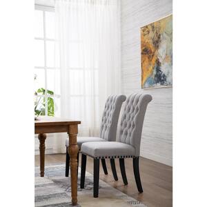Toulouse Grey Cushion Accent Dining Chair (Set of 2)