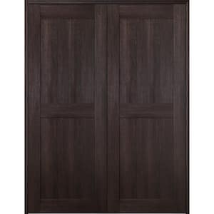 Vona 07 RN 60 in. x 80 in. Both Active Veralinga Oak Wood Composite Double Prehung Interior Door
