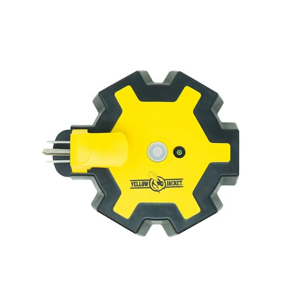 5 -Outlet 1875 -Watts 1875VA Yellow Outdoor AC Surge Protector