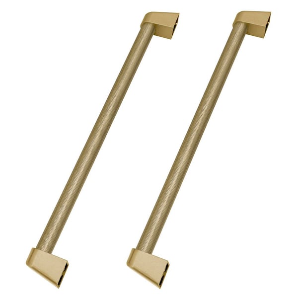 Autograph Edition Touchstone Refrigerator Drawer Helix Handles (Set of 2) in Champagne Bronze
