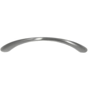 Tapered Bow 4 in. Center-to-Center Satin Nickel Bar Pull Cabinet Pull