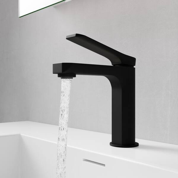 ANZZI Single-Handle Single-Hole Bathroom Faucet with Pop-Up Drain