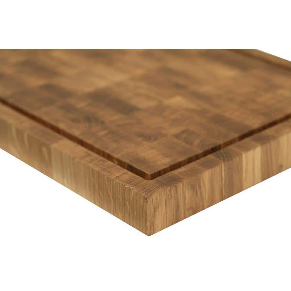 16'' x 12'' Acacia End Grain Reversible Chopping Block