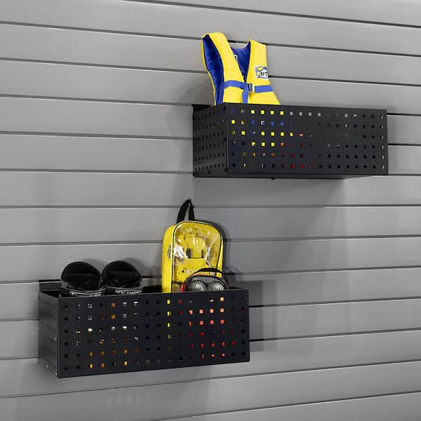 Proslat Stealth Basket 9 in. H x 24 in. W Slat Wall Panel
