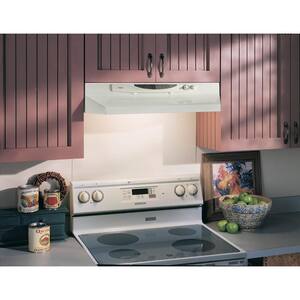 ACS Series 30 in. Convertible Under Cabinet Range Hood with Light in Bisque