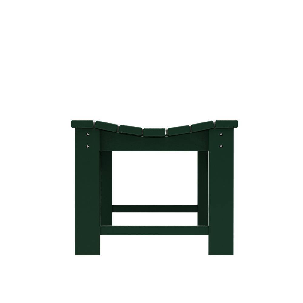 Eco-Friendly Dark Green Polyethylene 46" Outdoor Bench