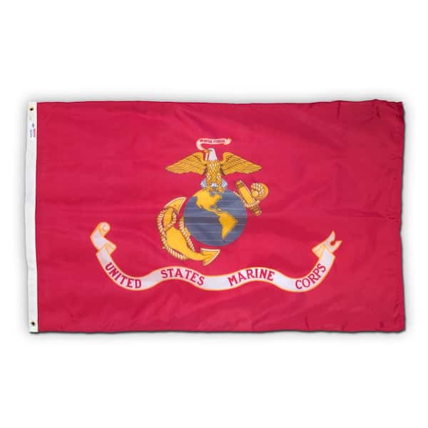 Perma-Nyl 3 ft. x 5 ft. Nylon Marine Corps Military Flag