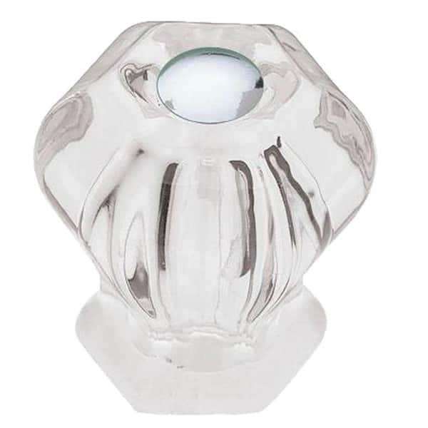 Liberty Victorian Glass 1-1/4 in. (32 mm) Crystal Cabinet Knob
