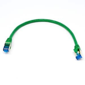 1 ft. CAT 7 Round High-Speed Ethernet Cable - Green