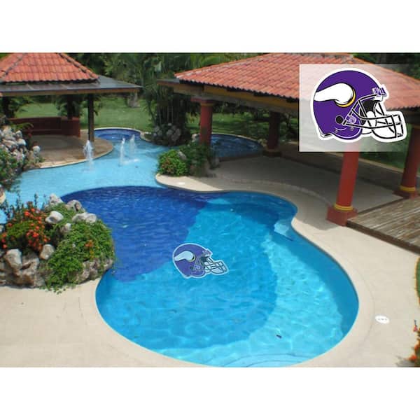Applied Icon NFL Minnesota Vikings 29 in. x 29 in. Small Pool Graphic