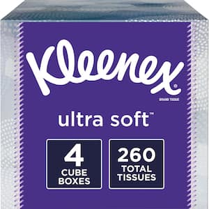Kleenex Trusted Care 4-Pack Facial Tissue (70-Count) KCC50184 - The Home  Depot