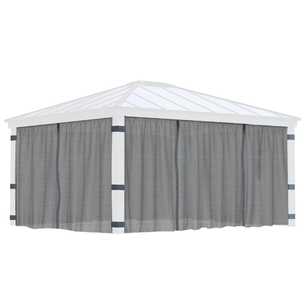 Netting Set for Dallas 14 ft. x 16 ft. Outdoor Gazebo price history on PriceWatchPro