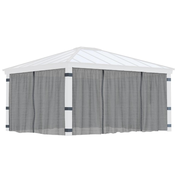 CANOPIA by PALRAM Netting Set for Dallas 14 ft. x 16 ft. Outdoor Gazebo