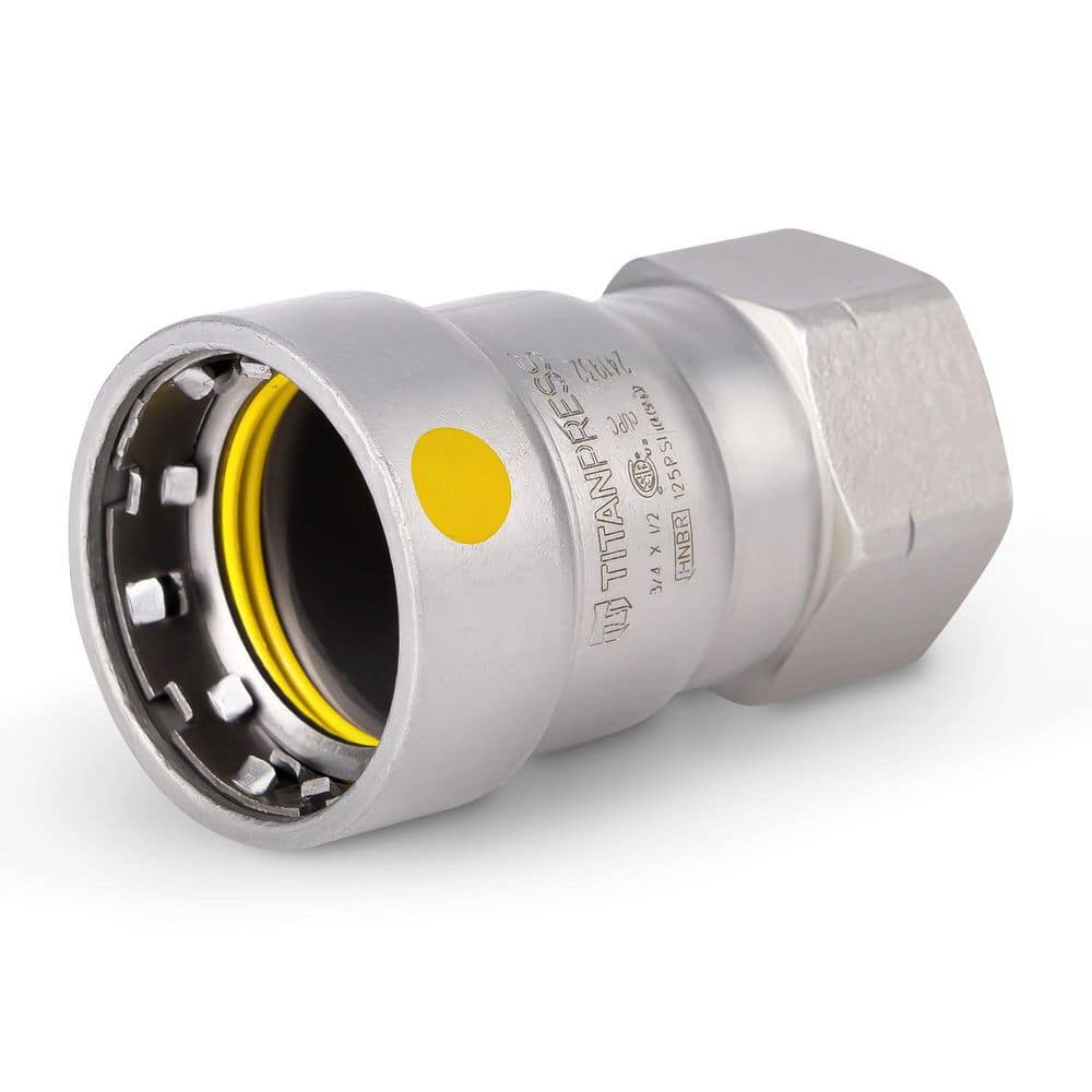 3/4 in. x 1/2 in. Carbon Steel Press x FPT Reducing Fem Adapter HNBR Gas price history on PriceWatchPro