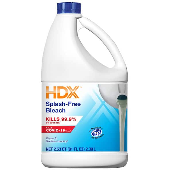 HDX 81 fl. oz. Low Splash Regular Liquid Bleach Cleaner