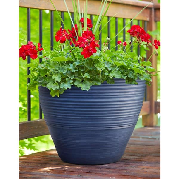 Vigoro 19 in. Ashton Large Brushed Denim Blue High-Density