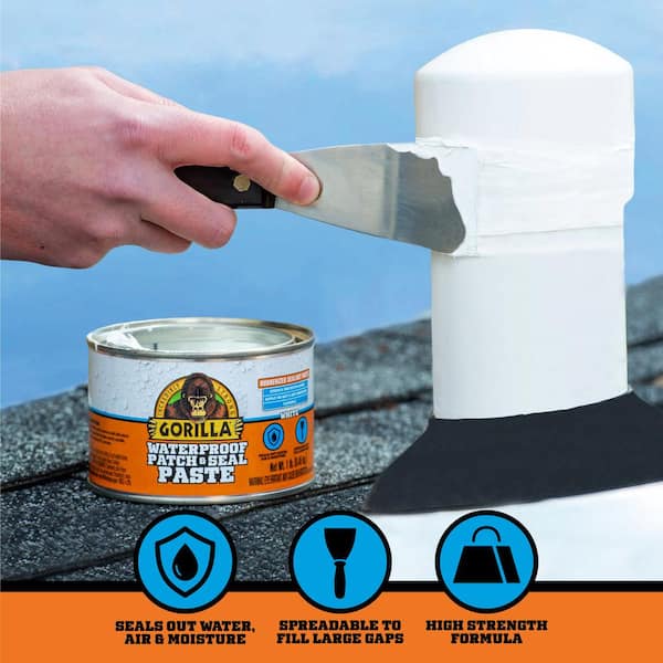 Gorilla 8 ft. Waterproof Patch and Seal Tape Clear 107261 - The Home Depot