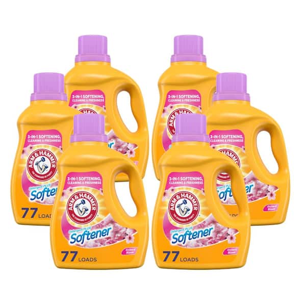 ARM & HAMMER 100.5 oz. Orchard Bloom Liquid Laundry Softener and Detergent (77 Loads) (6-Pack)