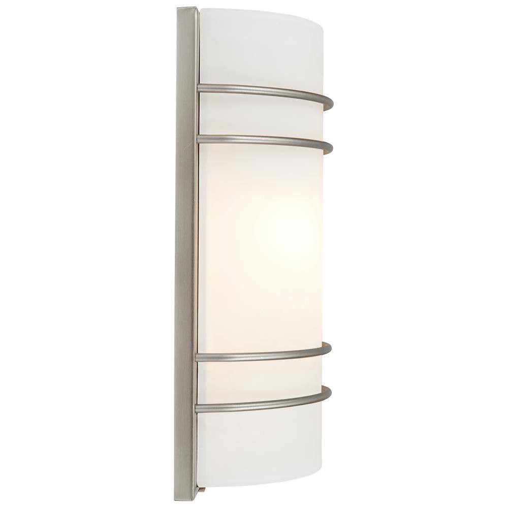 Artemis Brushed Steel Dimmable LED Wall Sconce, Energy Star