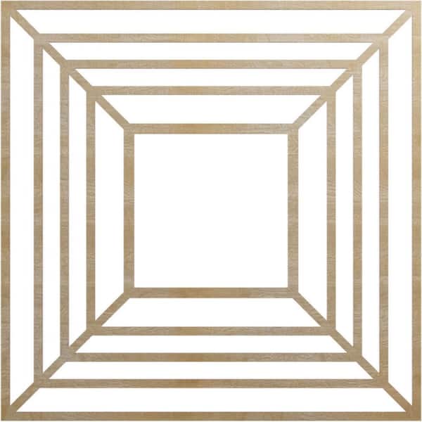 Ekena Millwork 0.375 in. x 40 in. x 40 in. Wood Medallion Moulding