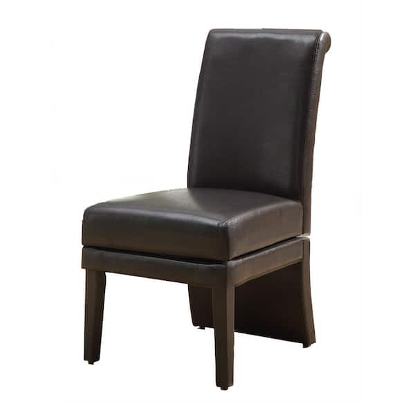 Monarch Specialties Dark Brown Swivel Dining Chair (Set of 2)