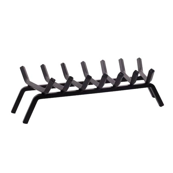 Pleasant Hearth 3/4 in. 27 in. 7-Bar Steel Fireplace Grate