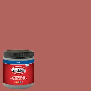 8 oz. PPG1057-6 Sienna Red Satin Interior Paint Sample