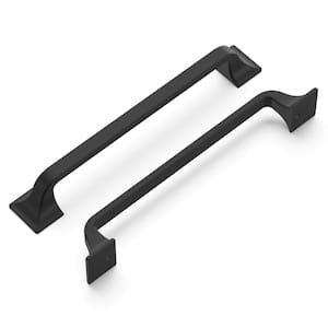 Forge 6-5/16 in. (160 mm) Black Iron Cabinet Pull (10-Pack)
