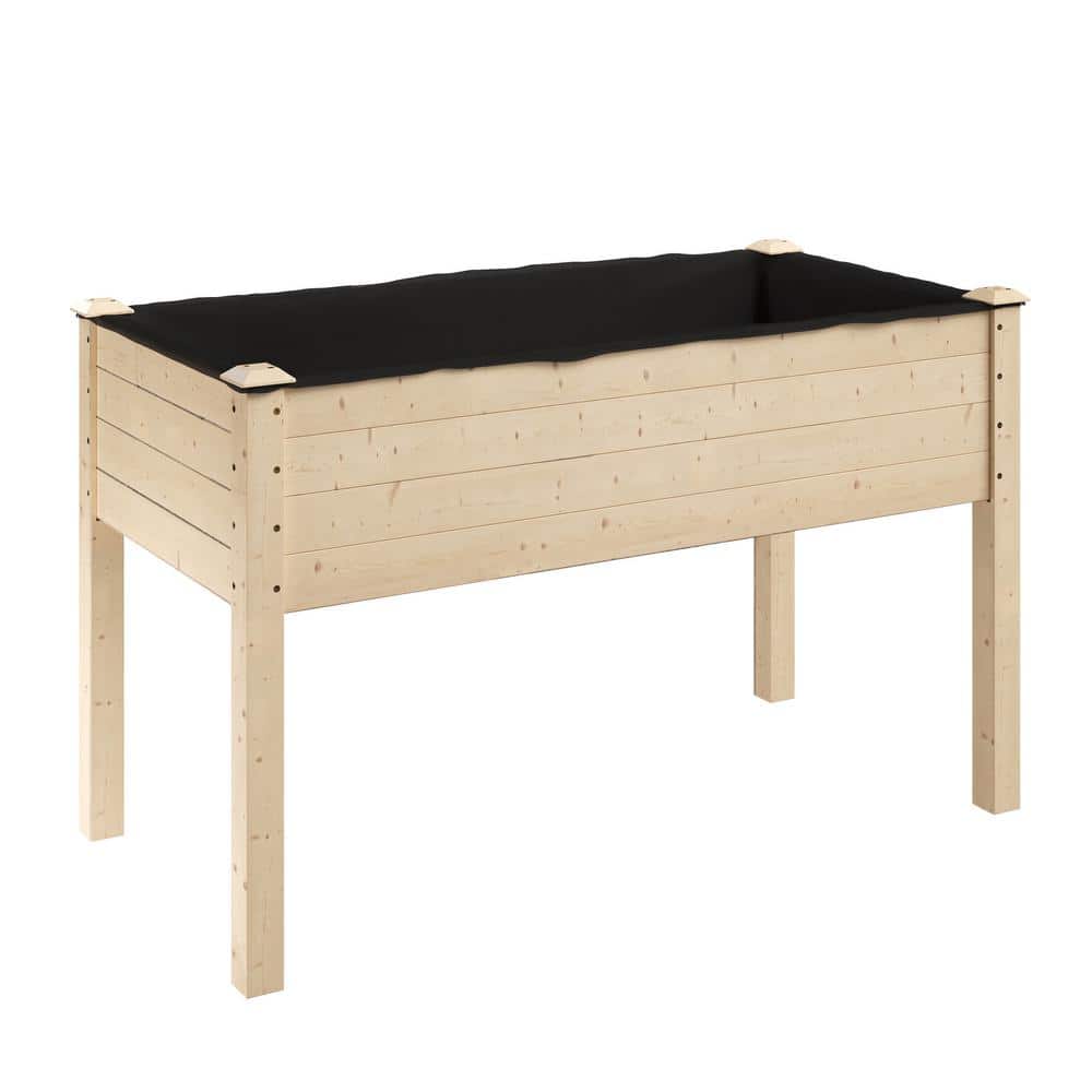48 in. x 24 in. x 30 in. Outdoor Wood Planter Box with Liner price history on PriceWatchPro