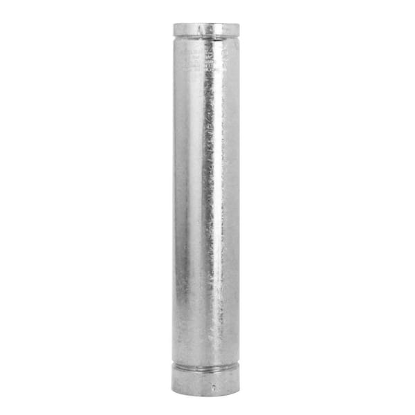 Selkirk 3 in. x 36 in. Steel Round Gas Vent Pipe