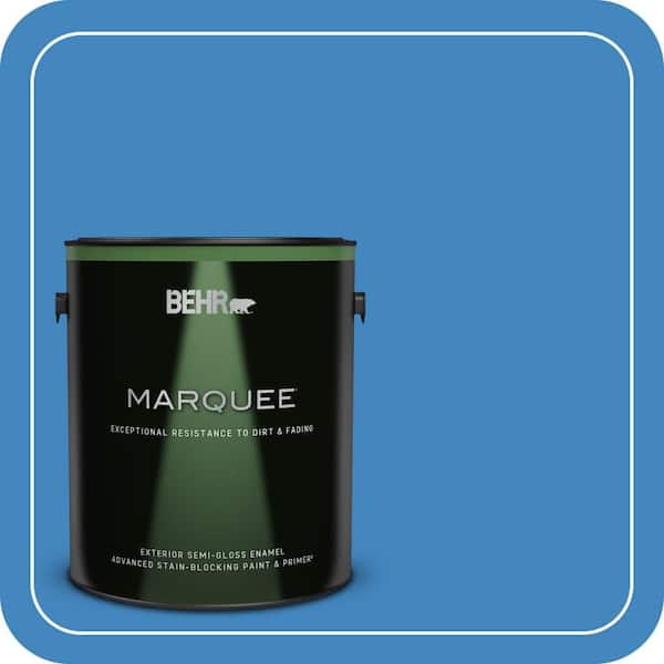 BEHR MARQUEE 1 gal. #560B-6 Warm Spring Semi-Gloss Enamel Exterior Paint & Primer