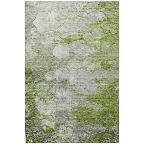 Dream Shag Premium Machine Washable Abstract ADS698 Coral 2 ft. x 7 ft. Runner Rug
