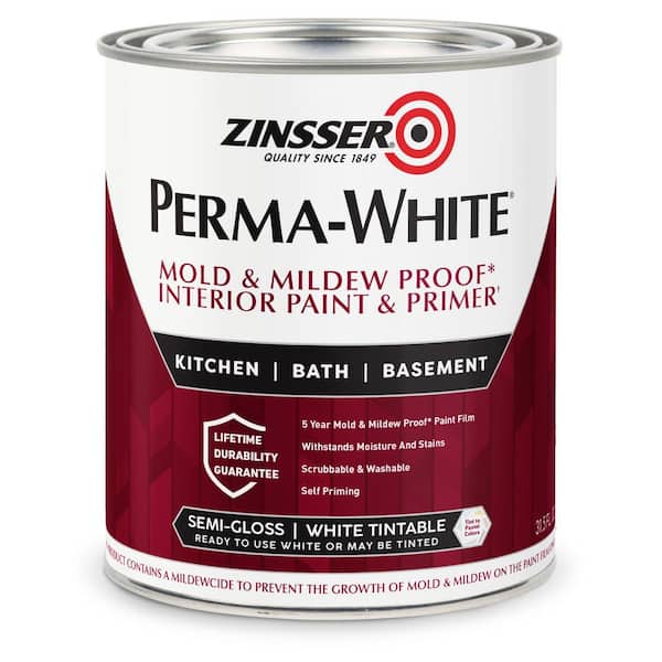 Perma-White 1 qt. Mold & Mildew-Proof Semi-Gloss Interior Paint (6-Pack)