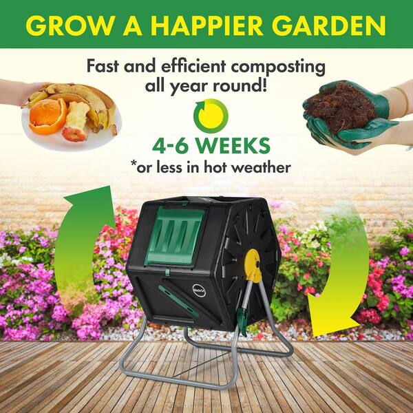 Miracle Gro Single Chamber Tumbling Composter 105 L/27.7 Gallon for sale online 