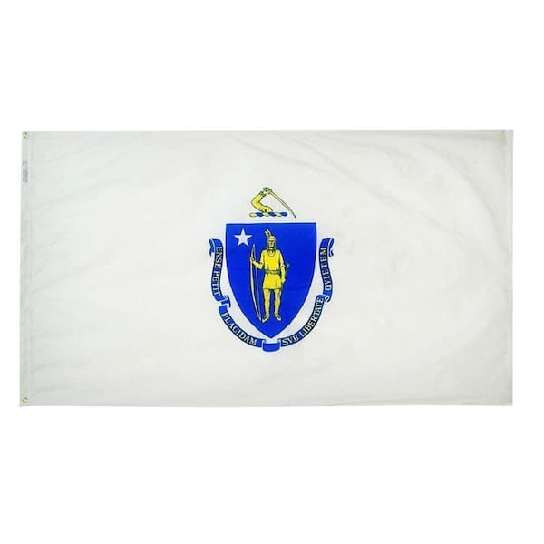 Annin Flagmakers 3 ft. x 5 ft. Massachusetts State Flag