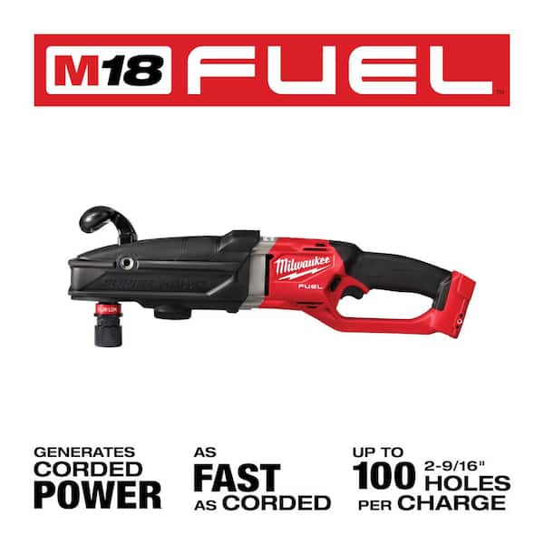 M18 FUEL 18V Lithium-Ion Brushless Cordless GEN 2 SUPER HAWG 7/16 in. Right Angle Drill (Tool-Only)
