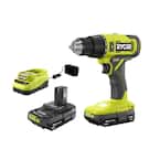 ONE+ 18V Cordless 1/2 in. Hammer Drill Kit with (2) 1.5 Ah Batteries and Charger