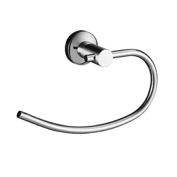 BOANN Tacoma Wall Mounted Towel Ring in Ring Chrome