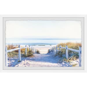 "Path to the Beach" by Marmont Hill Framed Nature Art Print 30 in. x 45 in.