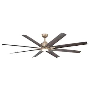 Kensgrove II 72 in. Smart Indoor/Outdoor Gold Ceiling Fan with Adjustable White with Remote Included Powered by Hubspace