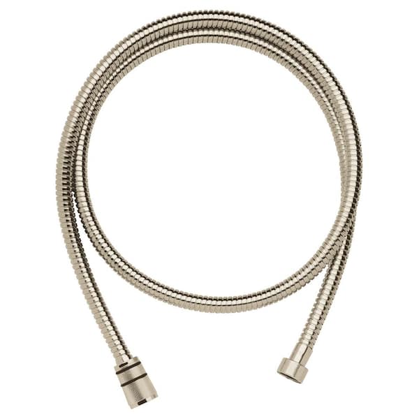 GROHE Rotaflex Metal Longlife 59 in. Twistfree Shower Hose in Polished Nickel