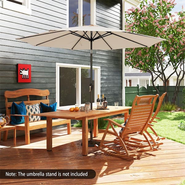 9 patio umbrella with 6 or 8 ribs Amazon.com : MASTERCANOPY Patio Umbrella 9 ft Replacement Canopy for 8 Ribs-Khaki  Canopy Only : Patio, Lawn & Garden