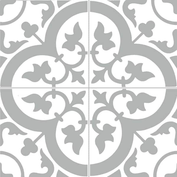 MI ALMA Grey B78 7 in. x 7 in. Vinyl Peel and Stick Tile (24-Tiles, 8.17 sq. ft./Pack)