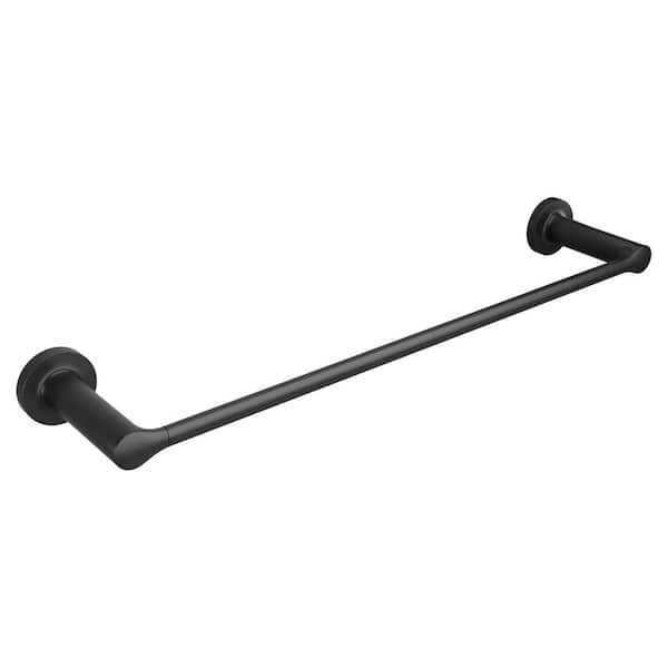 American Standard Studio S 24 in. Wall Mounted Towel Bar in Matte Black